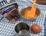 Foto langkah ke 1 dari resep Nutricake brownies coklat.