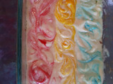Budín de Naranja multicolor ideal para la mesa dulce de Navidad