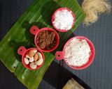 A picture of step 1 of Ada Pradhaman/ flatten rice/ poha pudding / kheer.