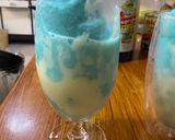 รูปขั้นตอนการทำที่ 2 ของ Blue Hawaii Yogurt Smoothie