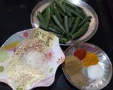 Stuffed bhindi (okra) with peanuts & coconut Masala recipe step 1 photo