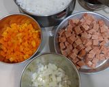 Foto langkah ke 1 dari resep Yakimeshi japanese fried rice.