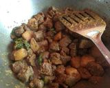 A picture of step 2 of Soyabean masala (without onion & garlic.