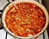 Bakonyi tokány gazdagon (zöld borsóval és gombával) recept fázis 4 fotója