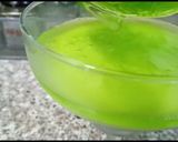 A picture of step 5 of Lemon jello ice cream dessert||lemon delight||jelly ice cream dessert.
