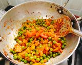 A picture of step 6 of Gajar Matar Aloo ki sabji 😋😋.