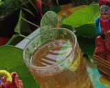 A picture of step 5 of Giloy kadha (guduchi immunity booster) juice 💚🍵.
