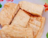 Hình bước làm 1 của món Đậu hủ nhồi thịt chiên giòn