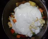 A picture of step 3 of Hydrabadi Vegetables briyani.