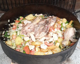 Foto del paso 5 de la receta: Cazuela de pollo y espinaca al disco