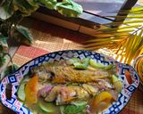 Gambar langkah 4 resipi 8:6:26 - Ikan gelama masak cencuan (asam jawa) .