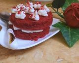 صورة لخطوة 12 من وصفة الكيكة المخملية الريد فيلفيت الشهية 🍰🍰