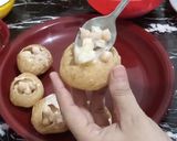 A picture of step 3 of Dahi Puri Chat.