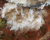 A picture of step 4 of Aloo Cheela.