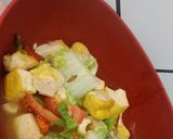 Foto langkah ke 4 dari resep Tumis Sawi Tahu.