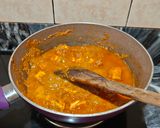 A picture of step 10 of PANEER MASALA.