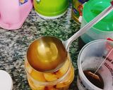 Hình bước làm 2 của món Trà đào machiato