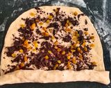 A picture of step 3 of Chocolate Raisin Chelsea Buns.