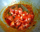 A picture of step 6 of Katla fish biryani in electric rice cooker.
