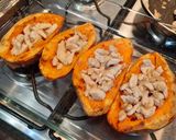 Töltött Édesburgonya recept fázis 4 fotója