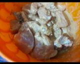 A picture of step 3 of Spice Chicken pakora🌶️.