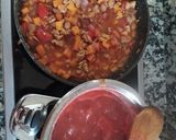 A picture of step 6 of Vegan Enchilada.