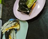 Gambar langkah 4 resipi Seaweed wrap.