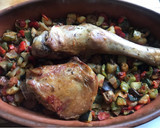 Foto del paso 5 de la receta: Cordero lechal al horno, con timbal de verduras