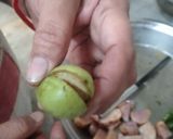 A picture of step 3 of Undhiyu-Special Uttarayan Lunch.