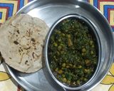 A picture of step 5 of Methi mix sabji.
