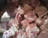 A picture of step 1 of Instant Restaurant style karahi.