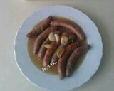 Foto del paso 6 de la receta: Salchichas frescas al vino blanco