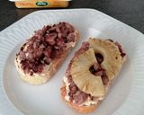 A picture of step 7 of Cream Cheese and Sausage Toasts.