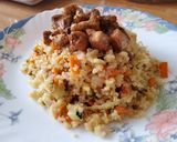 Foto del paso 3 de la receta Quinoa con Verduras y Pollo en Soja