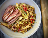 Foto del paso 9 de la receta: Arroz Frito (Técnica Asiática) de Pato y Calamar