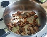 A picture of step 1 of Vickys Creamy Mushroom & Wild Rice Soup, GF DF EF SF NF.