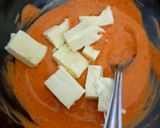 A picture of step 3 of Paneer pizza.