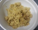 A picture of step 1 of Almond Laddu.