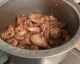 A picture of step 2 of Yakhni Pulao👌.