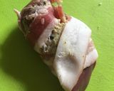 Baconbe tekert csirkemáj recept fázis 2 fotója