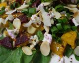 A picture of step 5 of Roasted Butternut Salad.