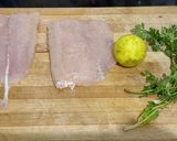 A picture of step 1 of Grilled fish with lemon coriander butter.