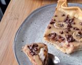Une image de l'étape 3 de Tarte bananes chocolat.