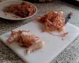 A picture of step 4 of Calamari with Shrimp in Garlic Sauce.