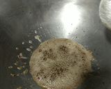 A picture of step 1 of Punjabi kadhi.