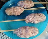 Foto langkah ke 2 dari resep Sate buntel tanpa lemak.
