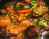 Hình bước làm 4 của món Nấm đông cô kho cay