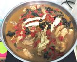 A picture of step 1 of Green Grape Chinese Wine Chicken With Wood Ear Fungus.