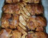 A picture of step 10 of Cinnamon bun apple bites.