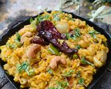 A picture of step 4 of Bisi Bele Bath.